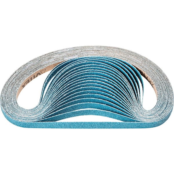 Pferd Coated Belt, Zirc, 1/2"x24", 60 Grit, 1/2" W, 24" L, Coated, Zirconia Alumina, 60 Grit 49738 - main